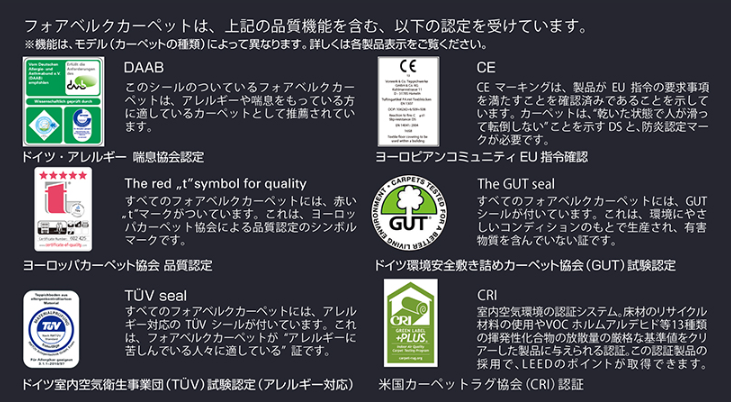 VORWERK(フォアベルク)社のカーペットで安心安全な生活を